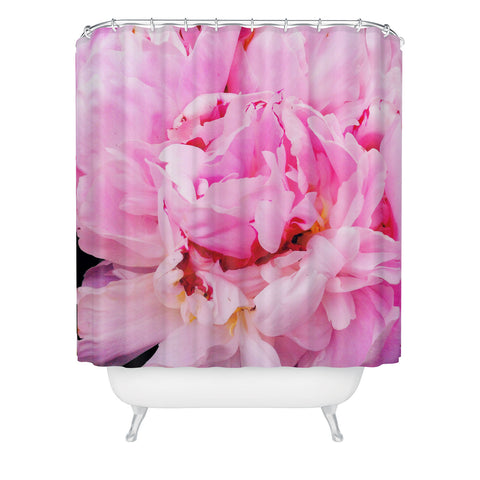 Happee Monkee Pretty Pink Peony Shower Curtain
