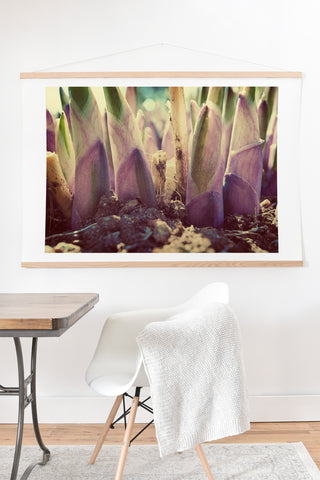 Happee Monkee Purple Roots Art Print And Hanger