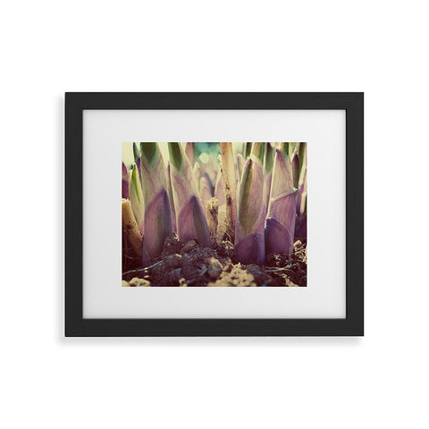 Happee Monkee Purple Roots Framed Art Print