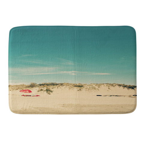 Happee Monkee Red Beach Umbrella Memory Foam Bath Mat