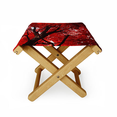 Happee Monkee Red Canopy Folding Stool