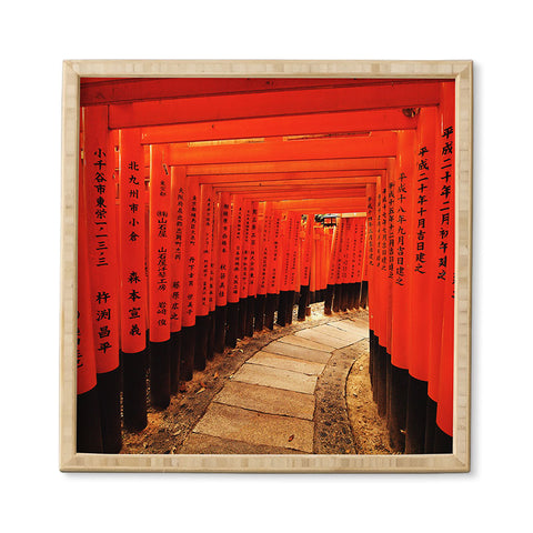 Happee Monkee Red Gates Kyoto Framed Wall Art