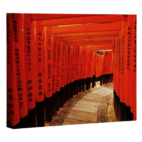 Happee Monkee Red Gates Kyoto Art Canvas