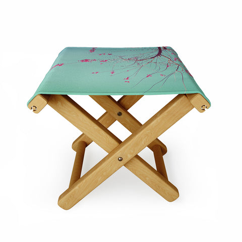 Happee Monkee Red Stars Folding Stool