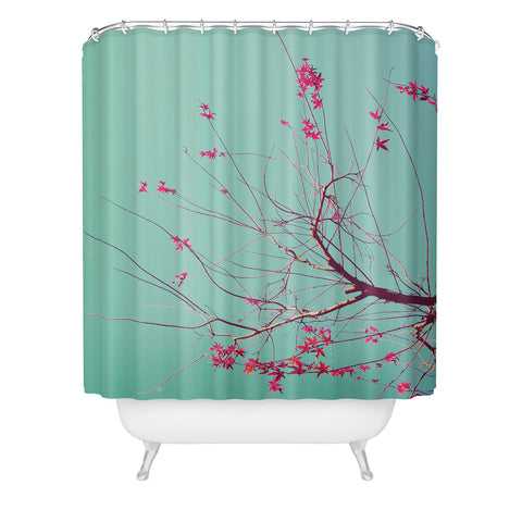 Happee Monkee Red Stars Shower Curtain