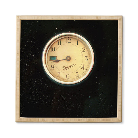 Happee Monkee Retro Clock Framed Wall Art