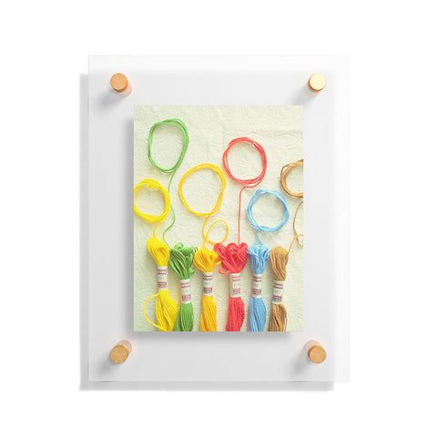 Happee Monkee Sew La Ti Do Floating Acrylic Print