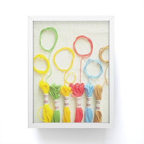 Happee Monkee Sew La Ti Do Framed Mini Art Print