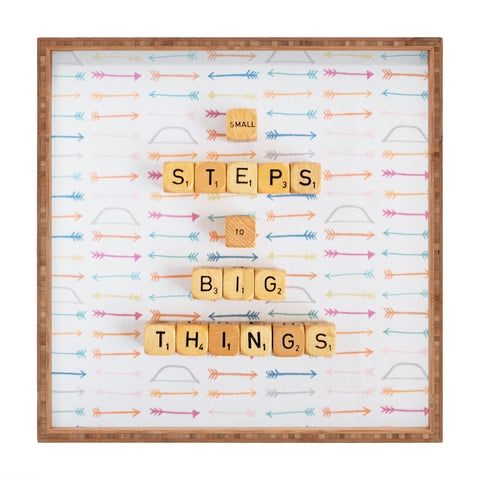 Happee Monkee Small Steps To Big Things Square Tray