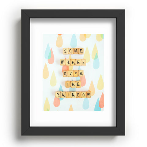 Happee Monkee Somewhere Over The Rainbow Recessed Framing Rectangle