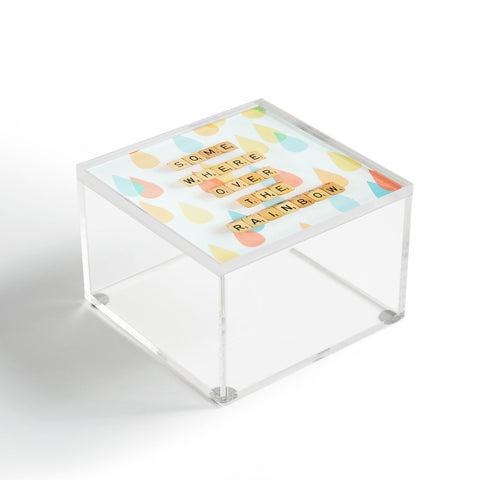 Happee Monkee Somewhere Over The Rainbow Acrylic Box