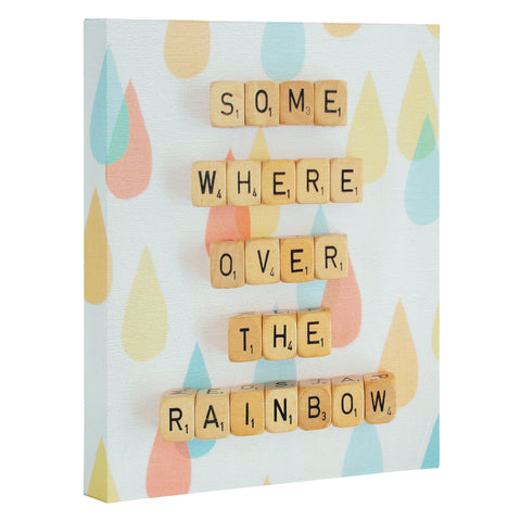 Happee Monkee Somewhere Over The Rainbow Art Canvas