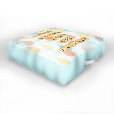 Happee Monkee Somewhere Over The Rainbow Outdoor Floor Cushion