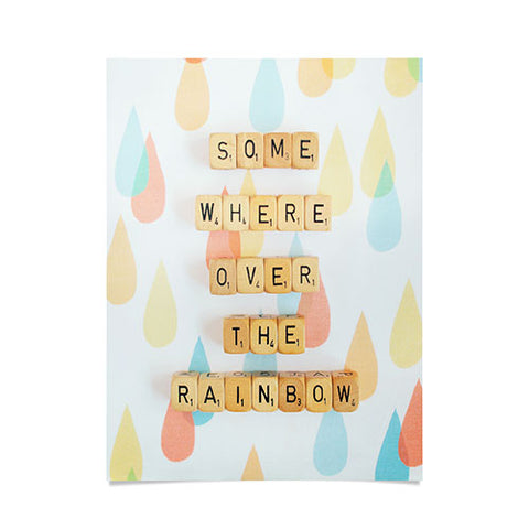 Happee Monkee Somewhere Over The Rainbow Poster