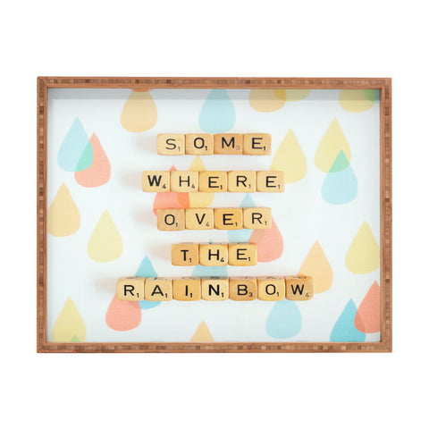 Happee Monkee Somewhere Over The Rainbow Rectangular Tray