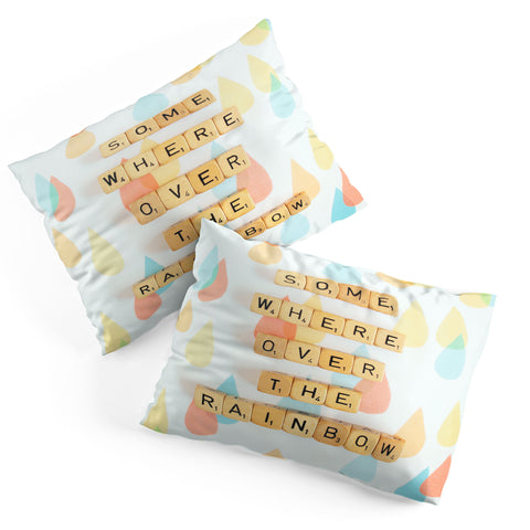 Happee Monkee Somewhere Over The Rainbow Pillow Shams