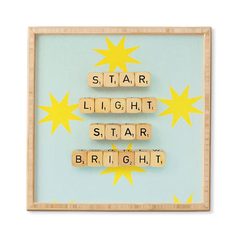 Happee Monkee Star Light Star Bright Framed Wall Art
