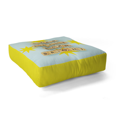 Happee Monkee Star Light Star Bright Floor Pillow Square