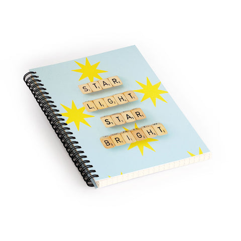 Happee Monkee Star Light Star Bright Spiral Notebook