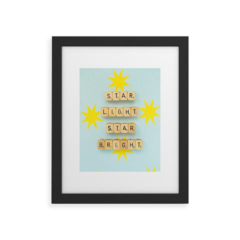 Happee Monkee Star Light Star Bright Framed Art Print