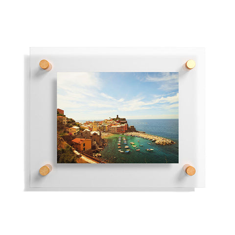 Happee Monkee Summer in Vernazza Floating Acrylic Print
