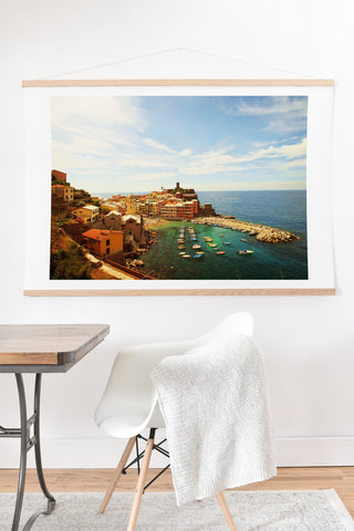Happee Monkee Summer in Vernazza Art Print And Hanger