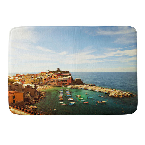 Happee Monkee Summer in Vernazza Memory Foam Bath Mat