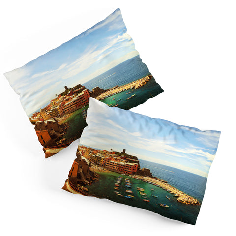 Happee Monkee Summer in Vernazza Pillow Shams