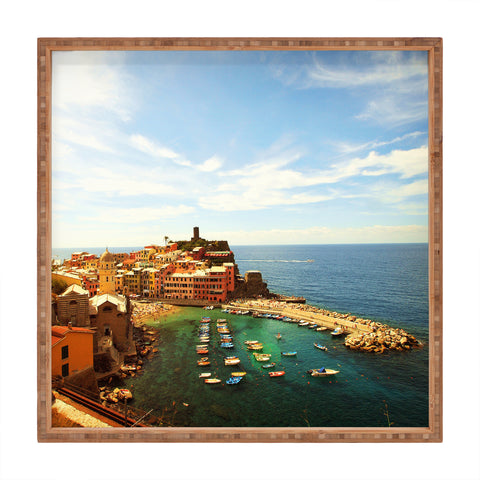 Happee Monkee Summer in Vernazza Square Tray