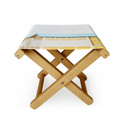 Happee Monkee Sunny Beach Huts Folding Stool