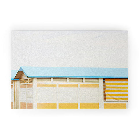 Happee Monkee Sunny Beach Huts Welcome Mat