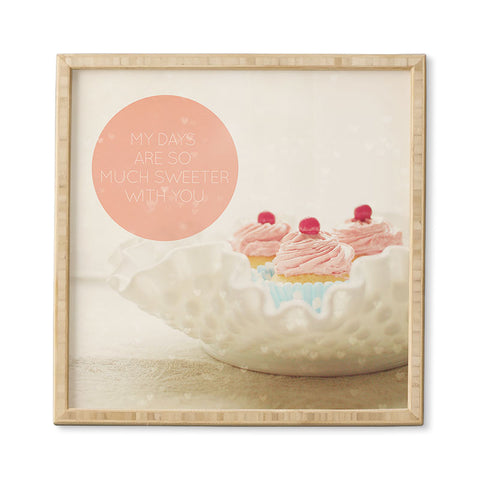 Happee Monkee Sweeter Days Framed Wall Art