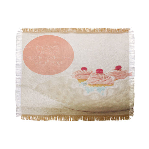 Happee Monkee Sweeter Days Throw Blanket