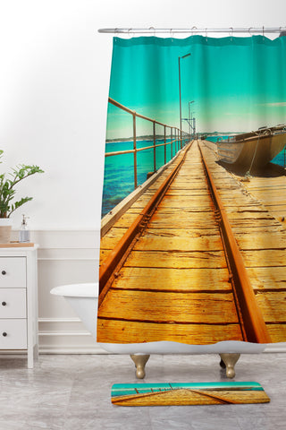 Happee Monkee The Jetty Shower Curtain And Mat