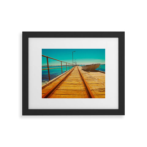 Happee Monkee The Jetty Framed Art Print