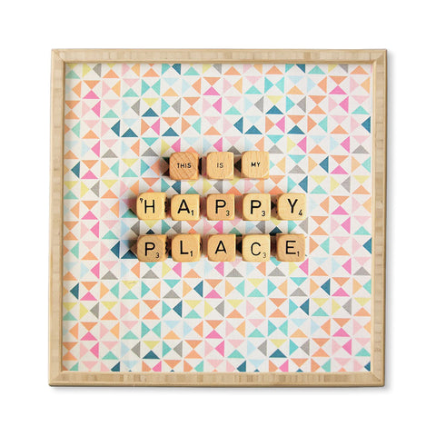 Happee Monkee This Is My Happy Place Framed Wall Art