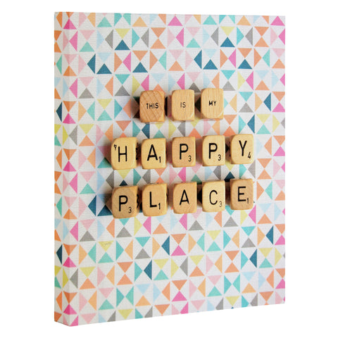 Happee Monkee This Is My Happy Place Art Canvas