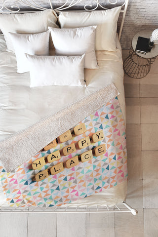 Happee Monkee This Is My Happy Place Fleece Throw Blanket