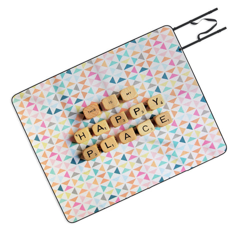 Happee Monkee This Is My Happy Place Picnic Blanket