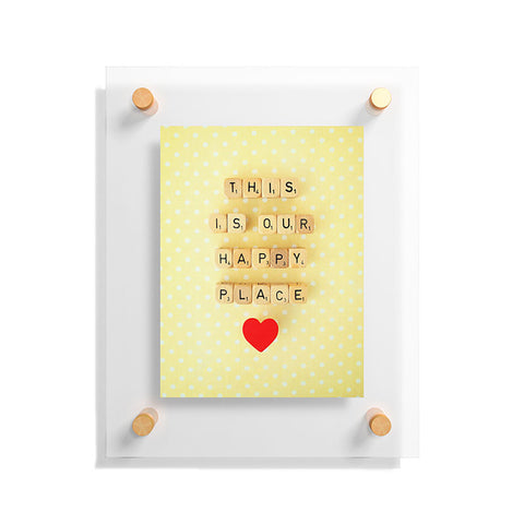 Happee Monkee This is Our Happy Place Floating Acrylic Print