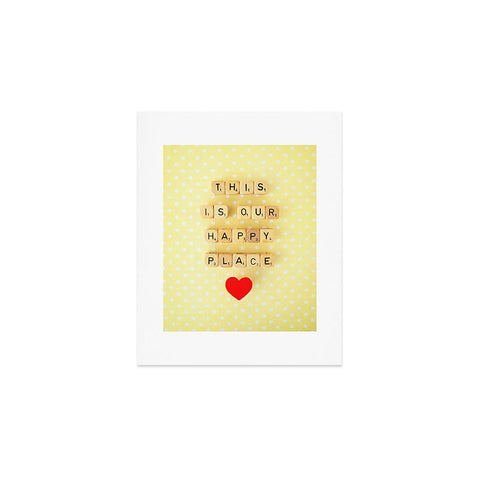 Happee Monkee This is Our Happy Place Art Print