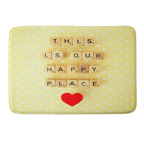 Happee Monkee This is Our Happy Place Memory Foam Bath Mat