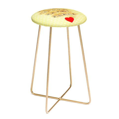 Happee Monkee This is Our Happy Place Counter Stool