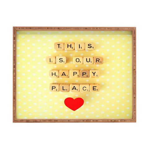 Happee Monkee This is Our Happy Place Rectangular Tray