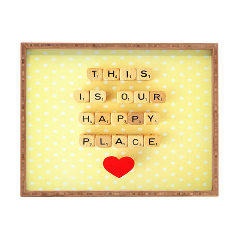 Happee Monkee This is Our Happy Place Rectangular Tray