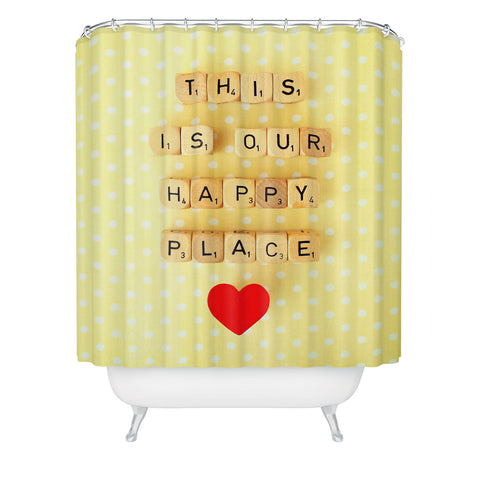 Happee Monkee This is Our Happy Place Shower Curtain