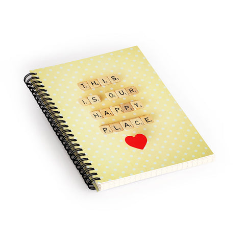 Happee Monkee This is Our Happy Place Spiral Notebook