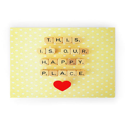 Happee Monkee This is Our Happy Place Welcome Mat