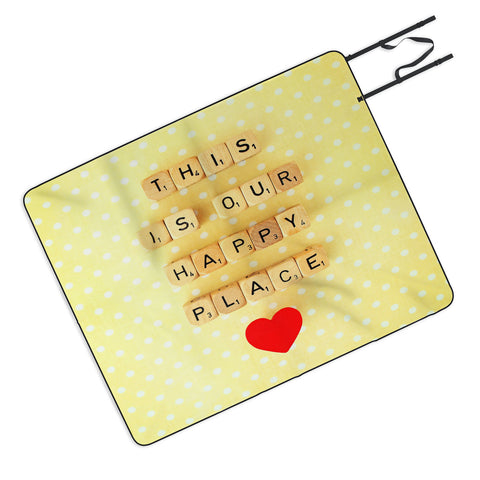 Happee Monkee This is Our Happy Place Picnic Blanket