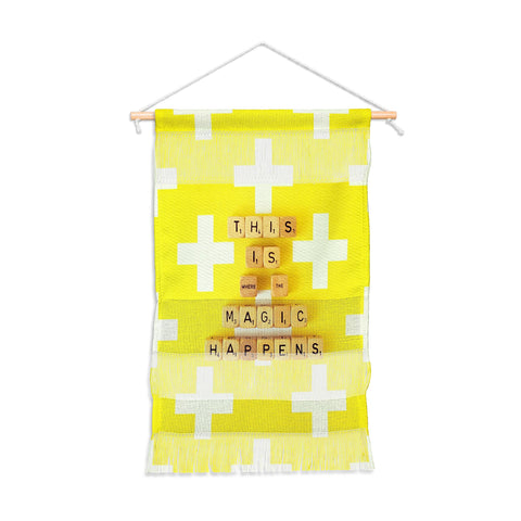 Happee Monkee This is Where The Magic Happens Wall Hanging Portrait